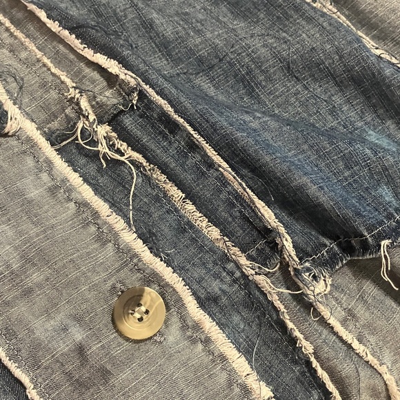 Jaded Gypsy Patchwork Denim Jean Duster Jacket - Picture 8 of 8